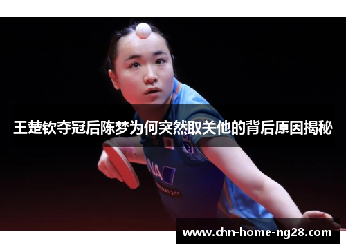 王楚钦夺冠后陈梦为何突然取关他的背后原因揭秘 王楚钦夺冠后陈梦为何突然取关他的背后原因揭秘